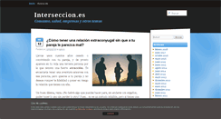 Desktop Screenshot of interseccion.es