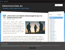 Tablet Screenshot of interseccion.es